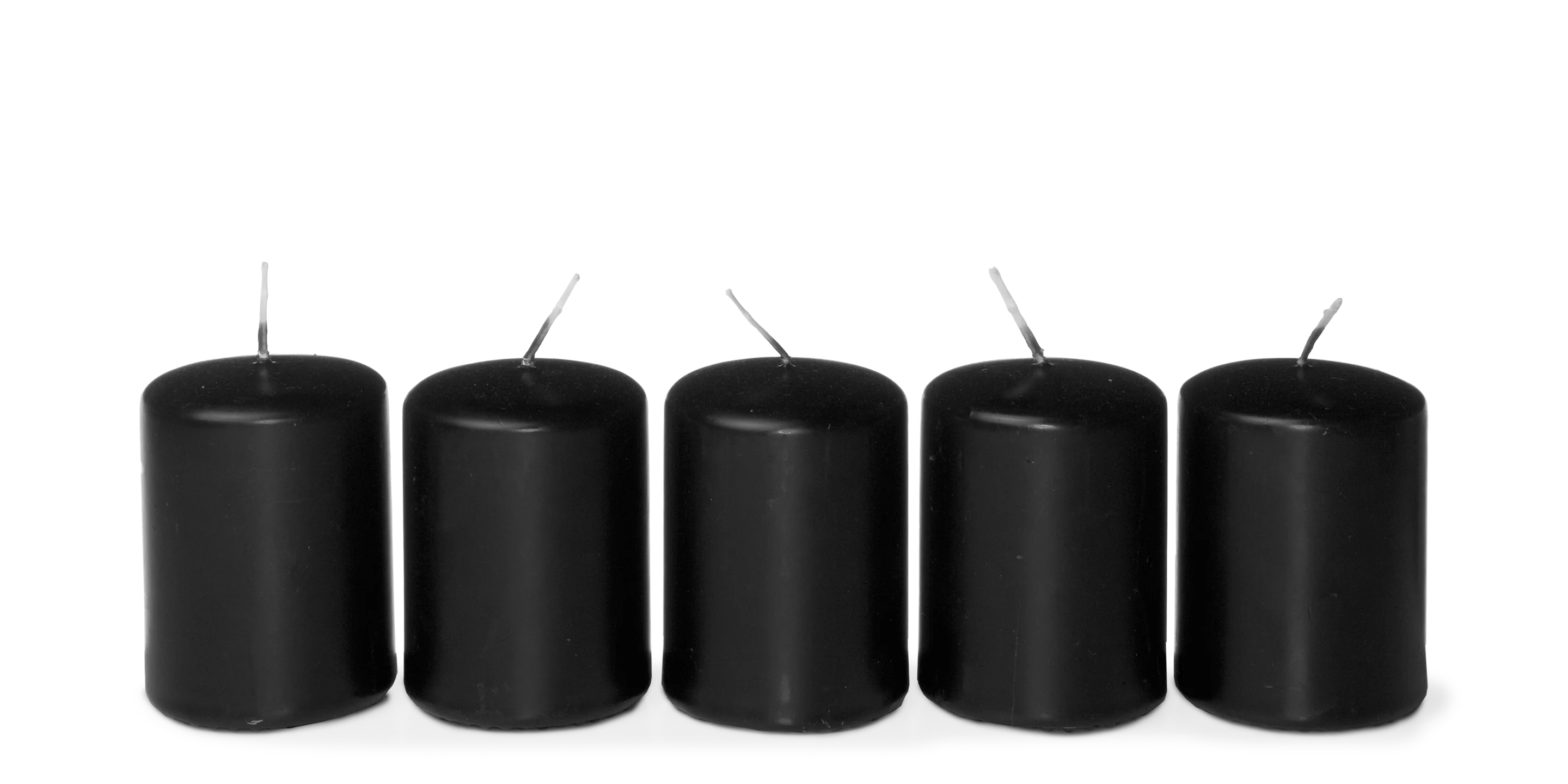 Bold candles black